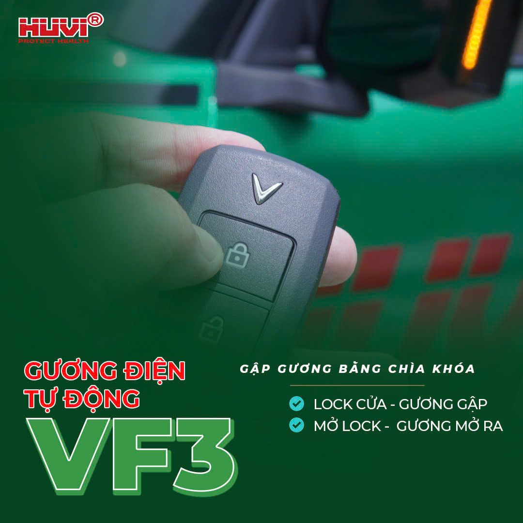 Gương điện Vinfast VF3 2023-2025 Huvi