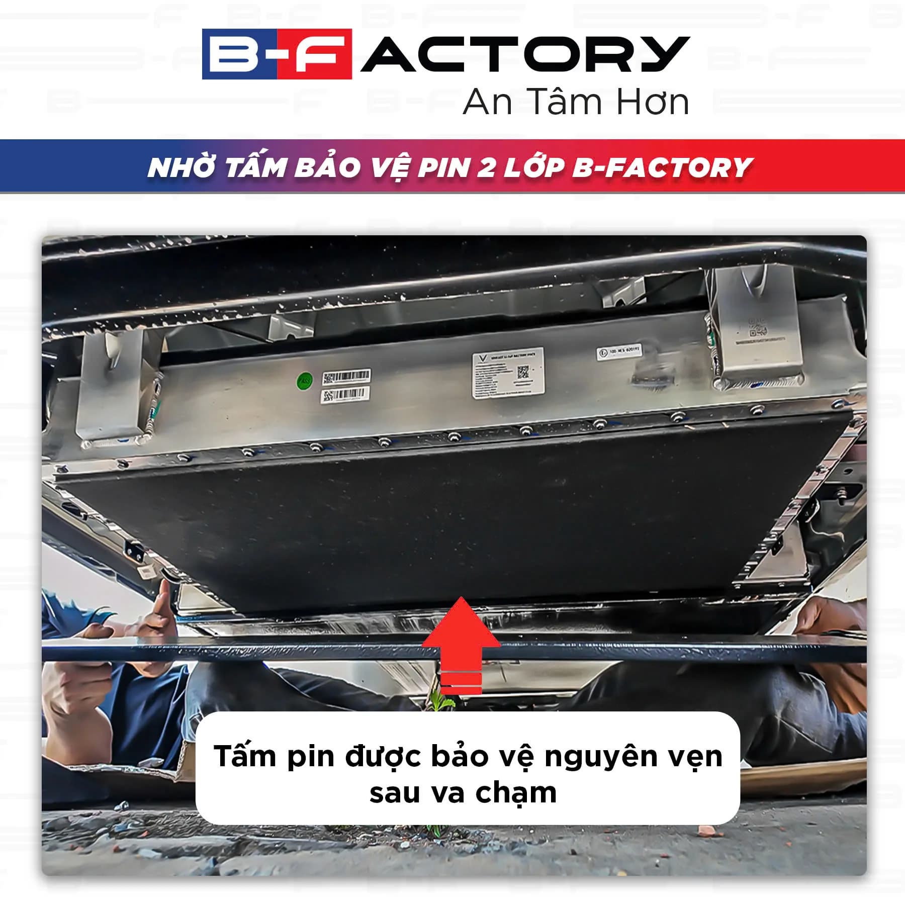 Ốp bảo vệ pin B-Factory cho xe Limogreen