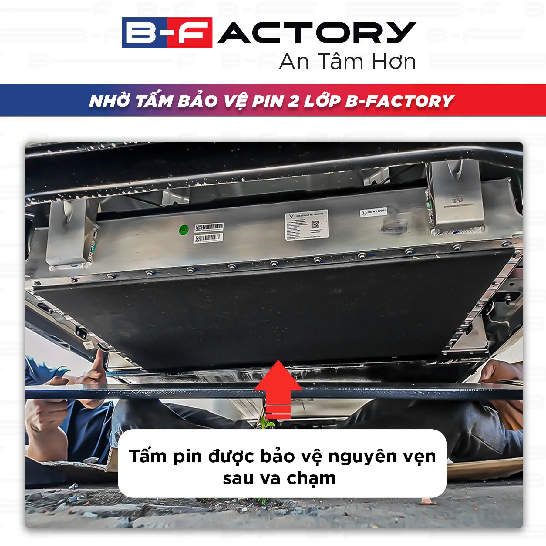 Ốp bảo vệ pin B-Factory cho xe Limogreen